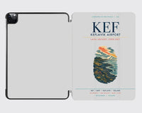 Thumbnail for Keflavík Airport (KEF) design on light gray ipad tablet case