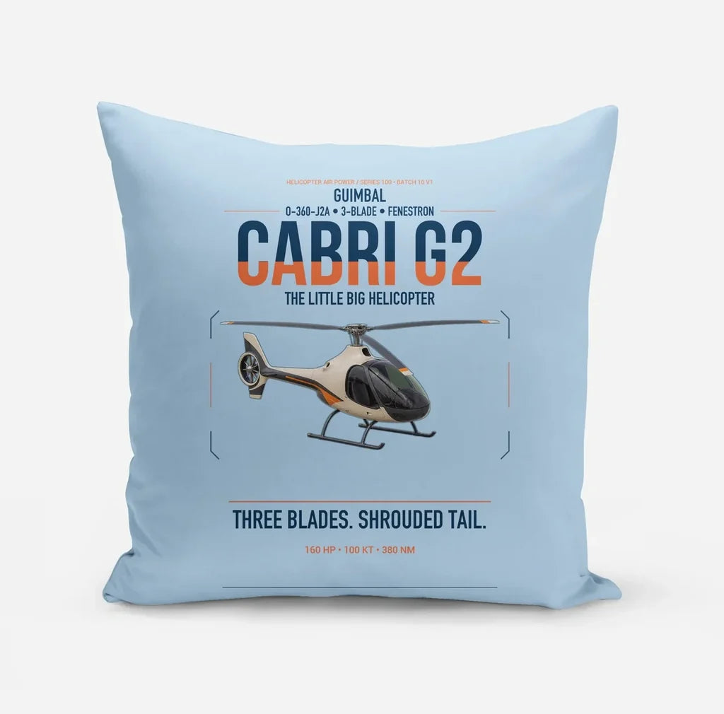 Guimbal Cabri G2 design on light blue pillow