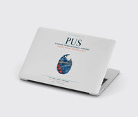 Thumbnail for Gimhae International Airport Busan (PUS) design on light gray MacBook case