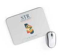 Thumbnail for Stuttgart Airport (STR) design on light gray rectangle mouse pad