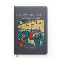 Thumbnail for VINTAGE G4088 - The Connecting Flight - Designed Notebooks design on gray