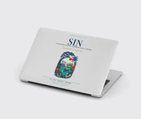Thumbnail for Singapore Changi International Airport (SIN) design on light gray MacBook case