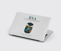 Thumbnail for Nashville International Airport (BNA) design on light gray MacBook case