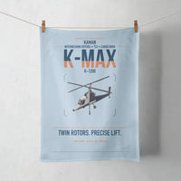 Thumbnail for Kaman K-1200 K-MAX design on light blue towel
