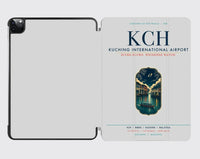 Thumbnail for Kuching International Airport (KCH) design on light gray ipad tablet case