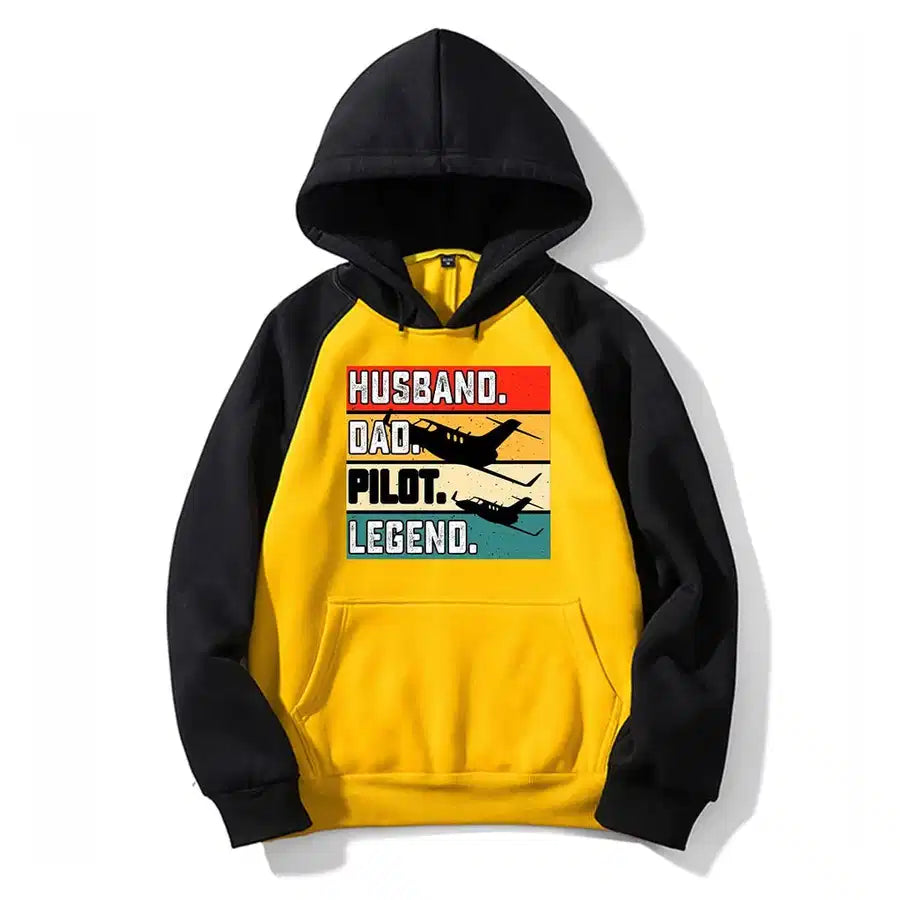 Husband & Dad & Pilot Hoodie - view 5