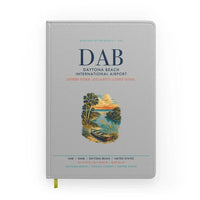 Thumbnail for Daytona Beach International Airport (DAB) design on light gray notebook