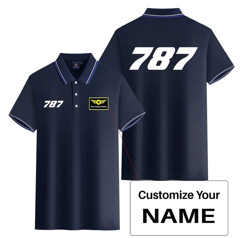 Customisable Boeing 787 Polo Shirt - view 5