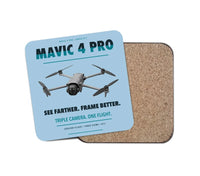 Thumbnail for DJI Mavic 4 Pro design on light blue 1 piece coaster