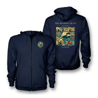 Thumbnail for VINTAGE G4183 - The Mooring Buoy - Premium Zipped Hoodie design on navyblue