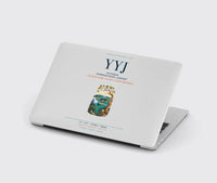 Thumbnail for Victoria International Airport (YYJ) design on light gray MacBook case