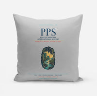 Thumbnail for Puerto Princesa International Airport (PPS) design on light gray pillow