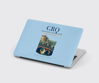 Thumbnail for Groningen Airport Eelde (GRQ) design on light blue MacBook case