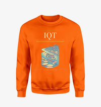 Thumbnail for Coronel FAP Francisco Secada Vignetta International Airport (IQT) design on orange sweatshirt