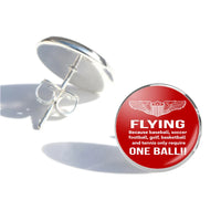 Thumbnail for Flying One Ball Earrings - view 9