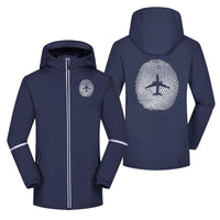Thumbnail for Aviation Finger Print Rain Jacket - view 6