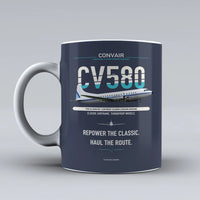 Thumbnail for 580 Mug design on dark blue convair