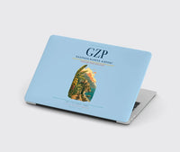 Thumbnail for Gazipasa-Alanya Airport (GZP) design on light blue MacBook case