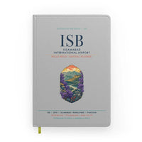 Thumbnail for Islamabad International Airport (ISB) design on light gray notebook