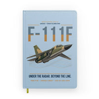 Thumbnail for F-111F Aardvark design on light blue notebook