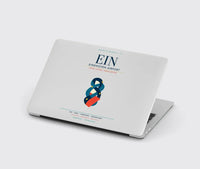 Thumbnail for Eindhoven Airport (EIN) design on light gray MacBook case