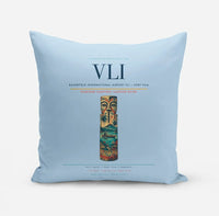Thumbnail for Bauerfield International Airport (VLI) design on light blue pillow