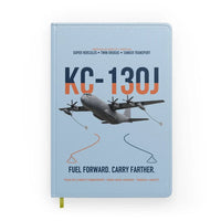 Thumbnail for KC-130J SUPER HERCULES design on light blue notebook