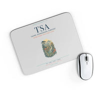 Thumbnail for Taipei Songshan Airport (TSA) design on light gray rectangle mouse pad
