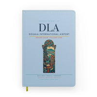 Thumbnail for Douala International Airport (DLA) design on light blue notebook