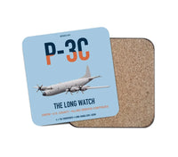 Thumbnail for P-3C Orion design on light blue 1 piece coaster
