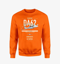 Thumbnail for Diamond DA62 design on orange sweatshirt