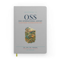 Thumbnail for Osh International Airport (OSS) design on light gray notebook