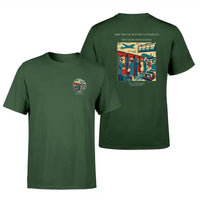 Thumbnail for VINTAGE G4382 - The Phone Booth Goodbyes - Double-Side T-Shirt design on darkgreen double side t shirt