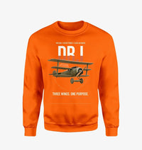 Thumbnail for Fokker Dr.I design on orange sweatshirt