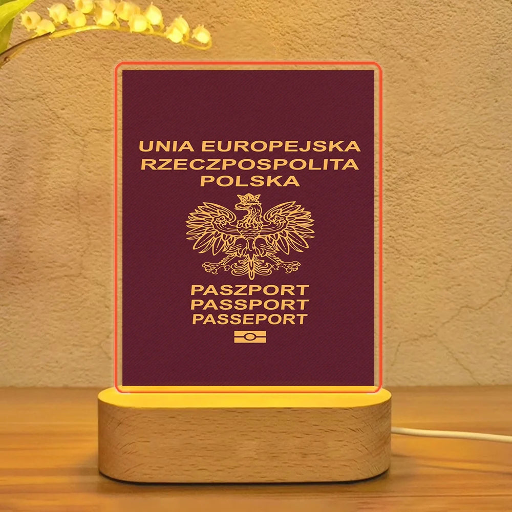 Polish Passport Lamp - view 5