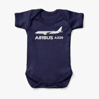 Thumbnail for Airbus A220 Baby Bodysuit - view 5