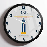 Thumbnail for Brasilia - Presidente Juscelino Kubitschek International Airport BSB Wall-Clock Framed - Light Gray