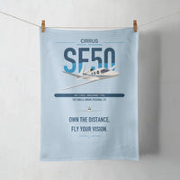 Thumbnail for Cirrus Vision Jet G2+ design on light blue towel