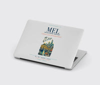Thumbnail for Melbourne Airport (MEL) design on light gray MacBook case
