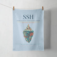 Thumbnail for Sharm El Sheikh International Airport (SSH) design on light blue towel