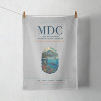 Thumbnail for Sam Ratulangi International Airport Manado (MDC) design on light gray towel