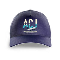 Thumbnail for Airbus ACJ319neo design on dark blue printed hat