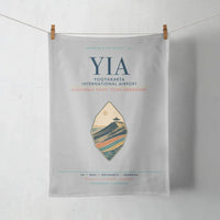Thumbnail for Yogyakarta International Airport (YIA) design on light gray towel