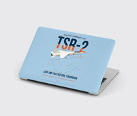 Thumbnail for BAC TSR-2 design on light blue MacBook case