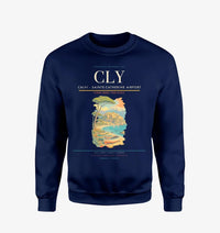 Thumbnail for Calvi - Sainte-Catherine Airport CLY Sweatshirt - Navy Blue