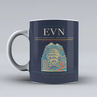 Thumbnail for International Airport EVN — Yerevan Mug design on dark blue zvartnots