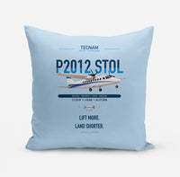 Thumbnail for Tecnam P2012 STOL design on light blue pillow