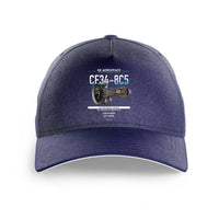 Thumbnail for CF34-8C5 design on dark blue printed hat