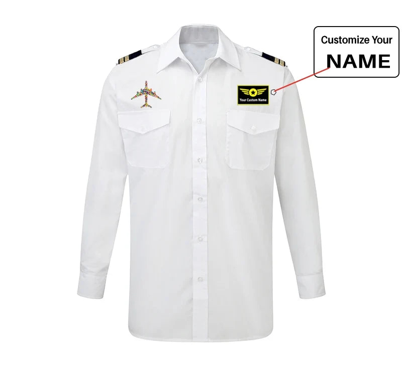Customisable Colourful Airplane Shirt - view 5