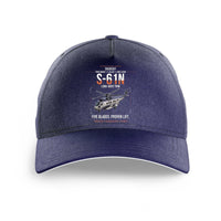 Thumbnail for Sikorsky S-61N design on dark blue printed hat